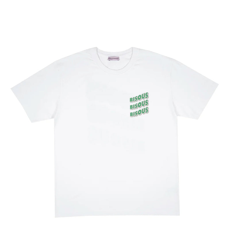 Bisous Skateboard - T-Shirt Sonics - Blanc