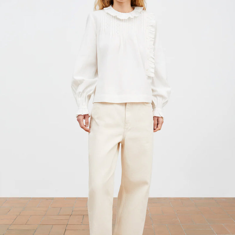Skall Studio - Blouse Iris - Blanc Optic