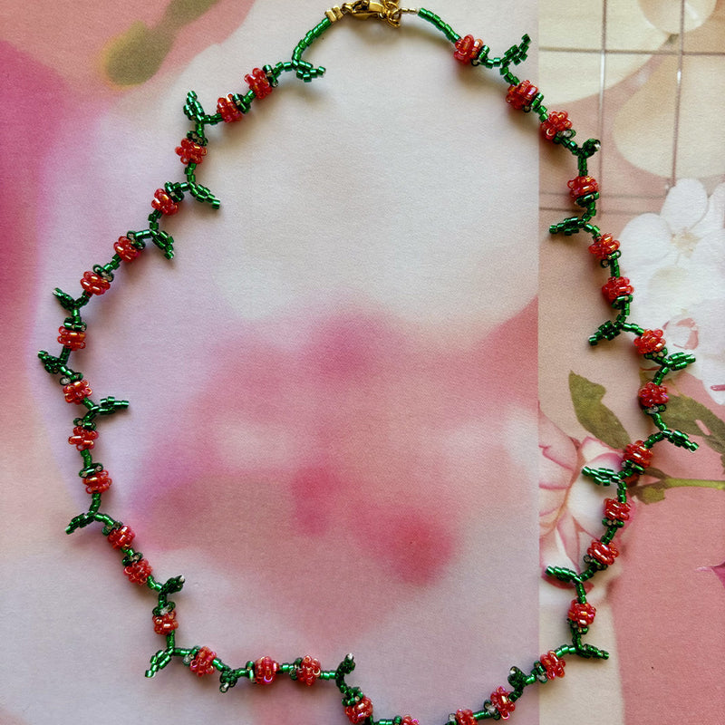 Hiiri - Collier Maxi Tomate - Rose