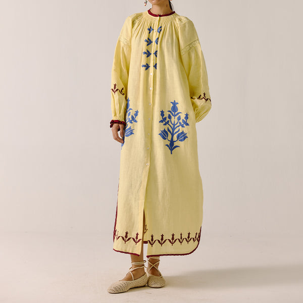 Cord - Robe Chole - Jaune