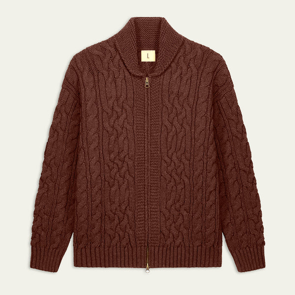 Nitto Knitwear - Cardigan Ohannes - Marron