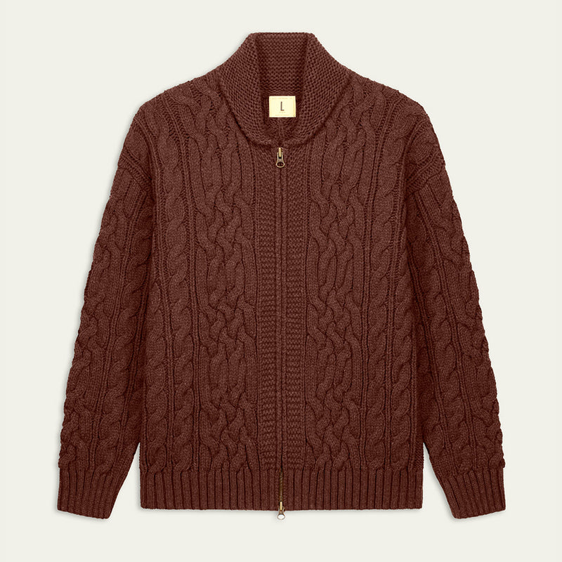 Nitto Knitwear - Cardigan Ohannes - Marron