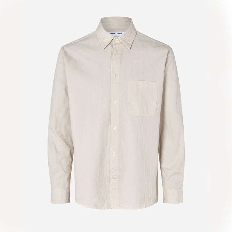 Samsoe Samsoe - Chemise Sadamon J - Silver Birch