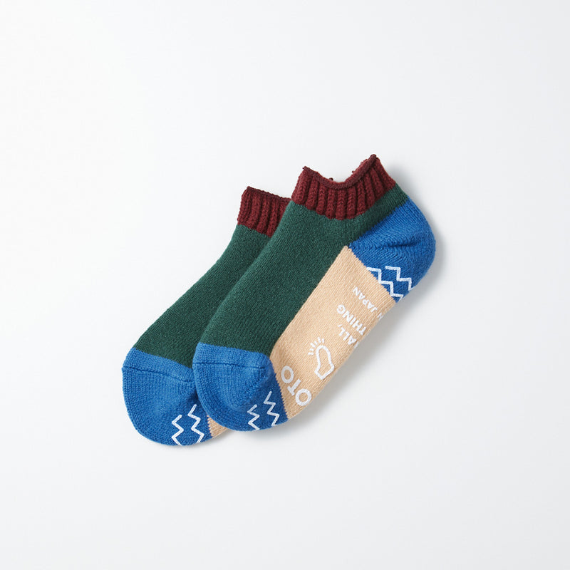 Rototo - Chaussettes Multi - Marron/Vert