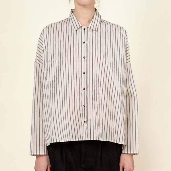 Apuntob - Chemise Rayures - Sable Naturel