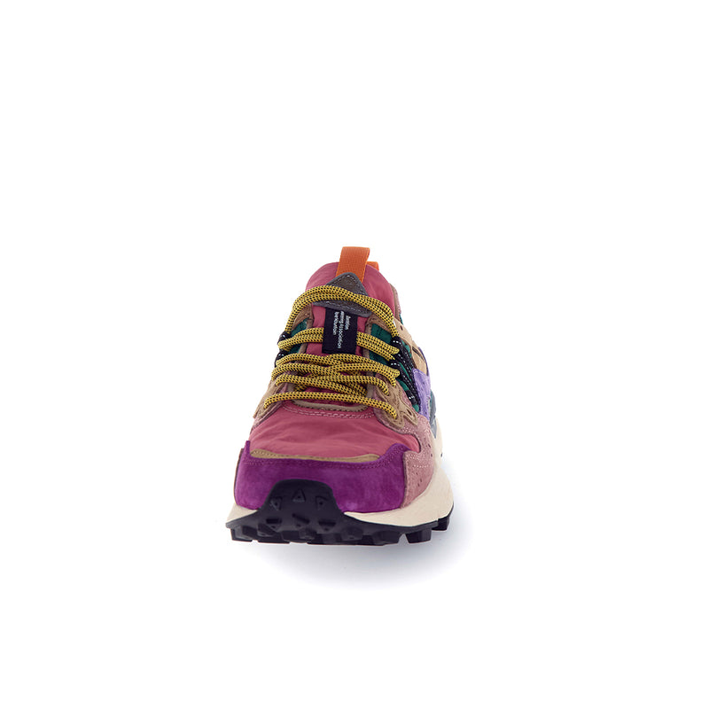 Flower Mountain - Baskets Yamano3 Suède Nylon - Rose Fushia
