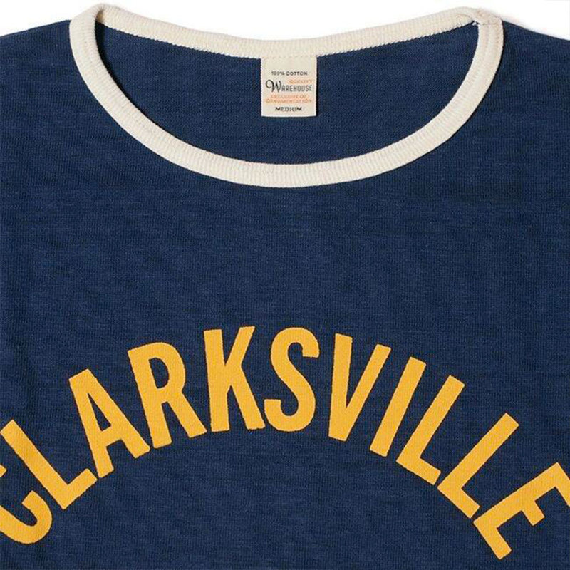 Warehouse & Co - T-Shirt Ringer Clarksville - Crème & Marine
