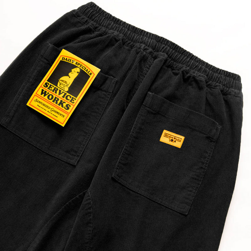 Service Works - Pantalon Cordury - Noir