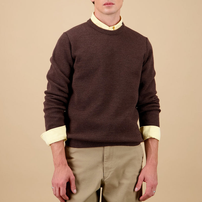 Nitto Knitwear - Pull Youri - Marron