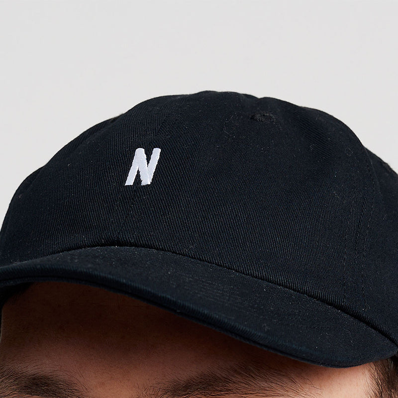 Norse Projects - Casquette Twill Sports - Noir