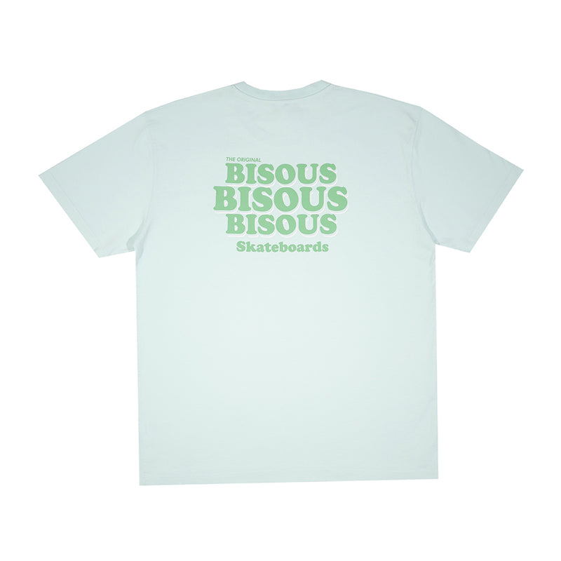 Bisous Skateboard - T-shirt Grease - Vert Menthe