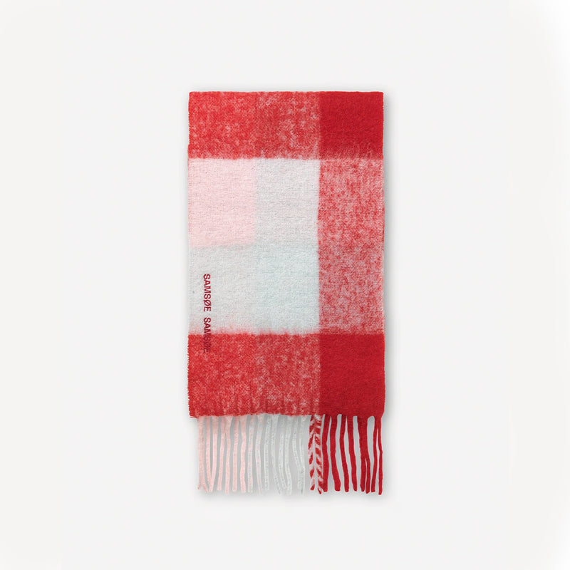 Samsoe Samsoe - Echarpe Alex - Haute Red