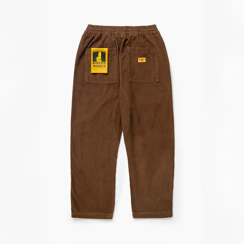 Service Works - Pantalon Cordury Chef - Marron Bark