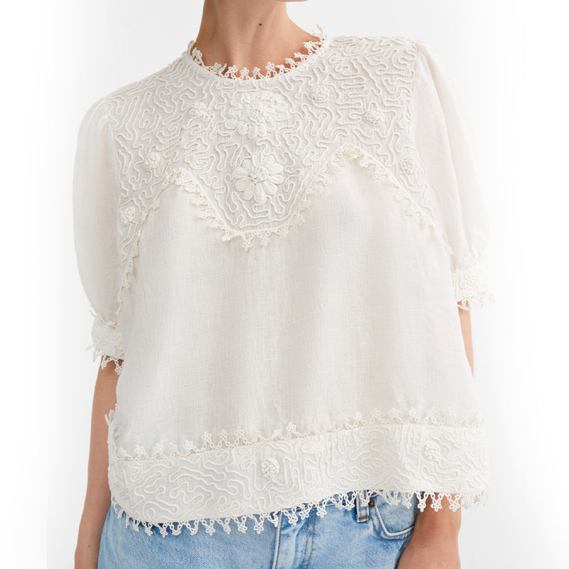 Skall Studio - Blouse Emmy - Blanc