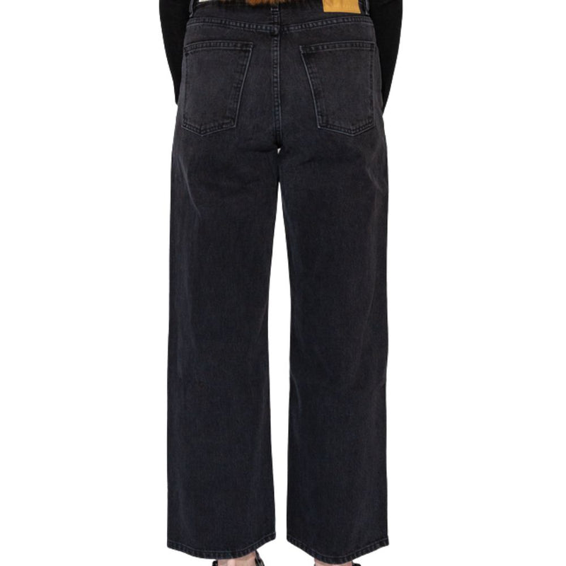 B Sides - Jeans Elissa taille haute large - Noir