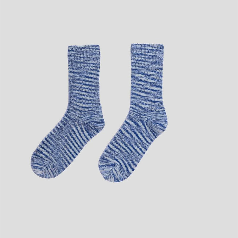 Baserange - Chaussettes Twist - Bleu