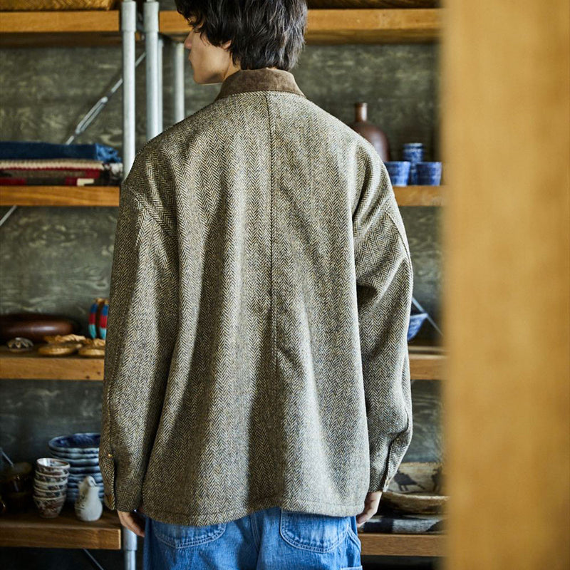 OrSlow - Veste Décontractée Harris Tweed - Kaki