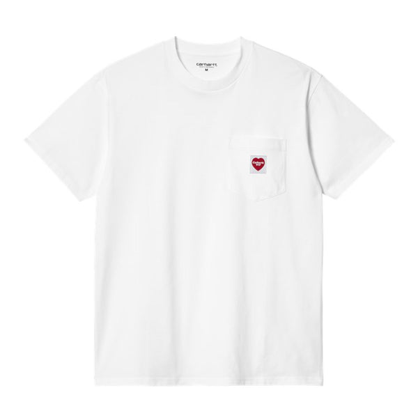 Carhartt WIP - T-shirt Heart - White & Red