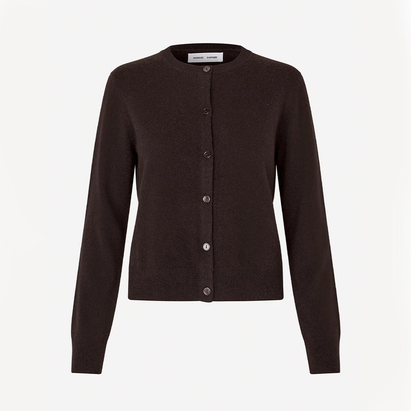 Samsoe Samsoe - Cardigan Saboston - Black Coffee