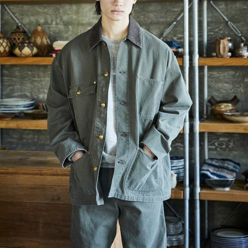 OrSlow - Veste Décontracté Coverall - Vert Militaire