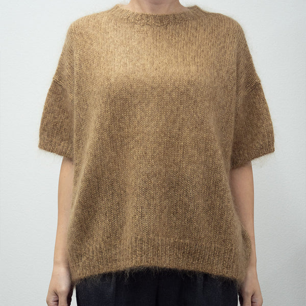 C.T.plage - Pull Round Halfsleeve - Camel