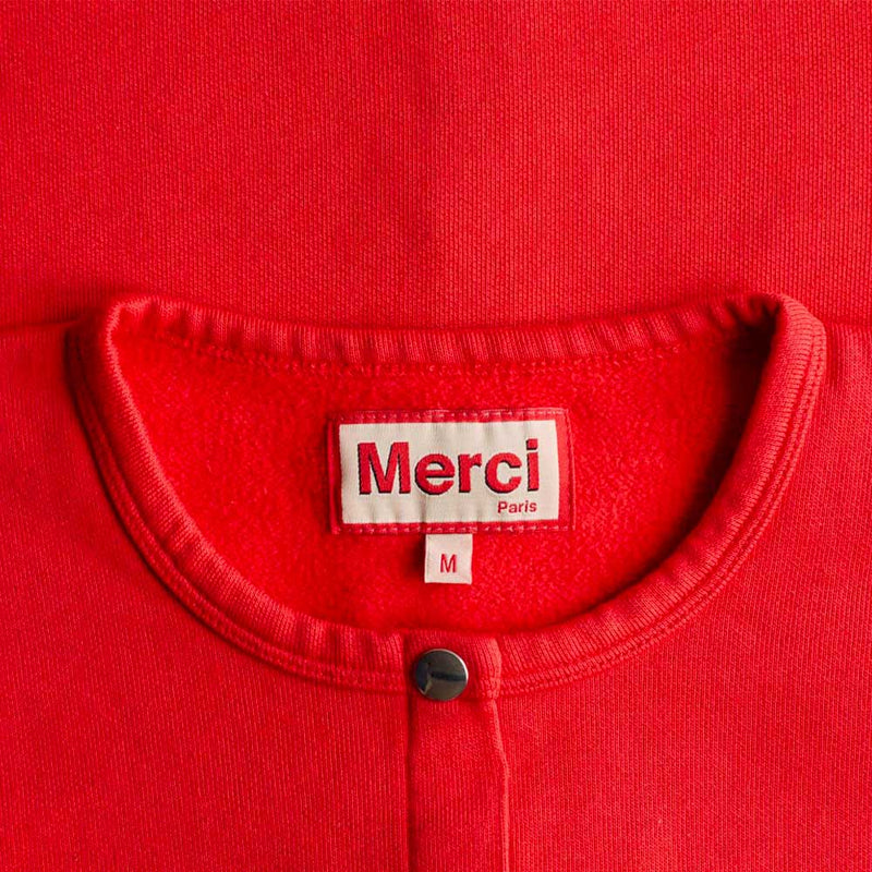 Merci  - Gilet Rose - Rouge