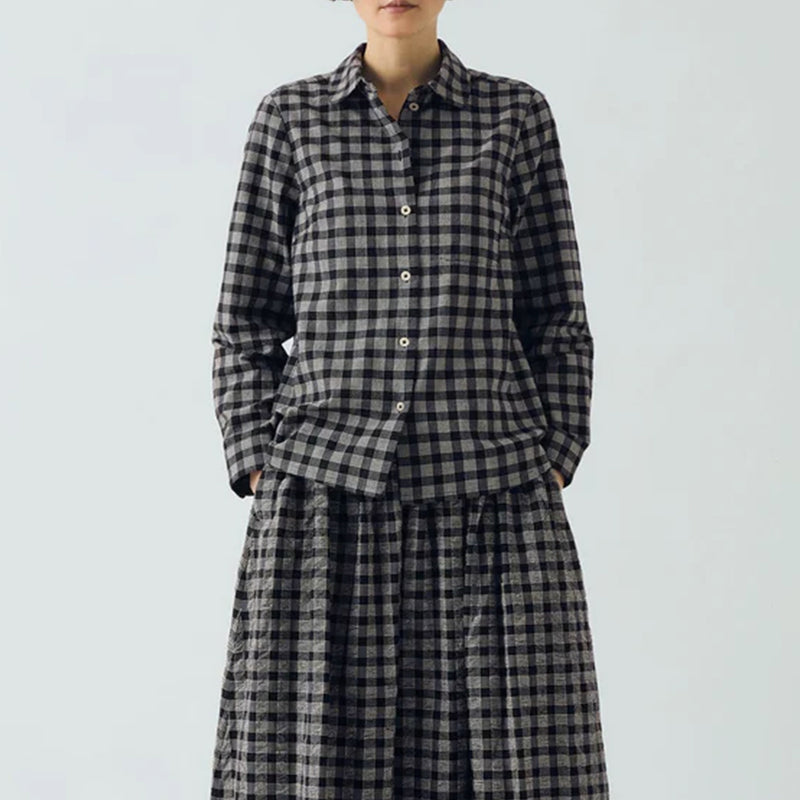 Toast - Chemise Ollie - Noir & Ecru