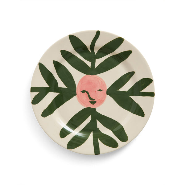 Assiette plate - Blush Face Vine - Hay