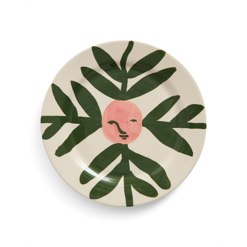 Assiette plate - Blush Face Vine - Hay