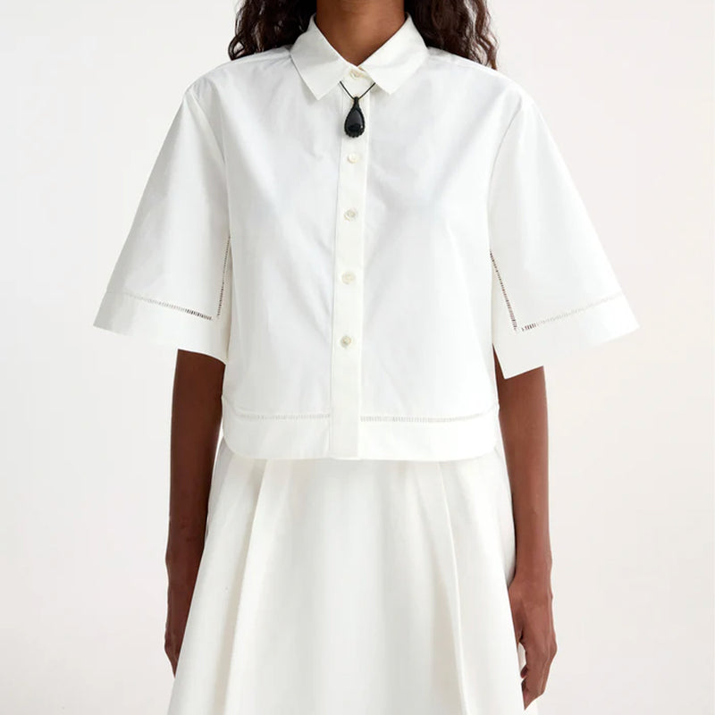Rohe - Chemise Ladder  - Blanc Optic