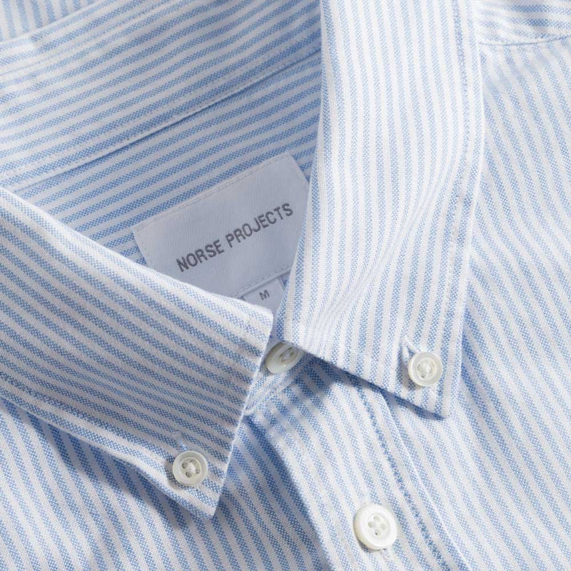 Norse Project - Chemise Oxford - Bleu