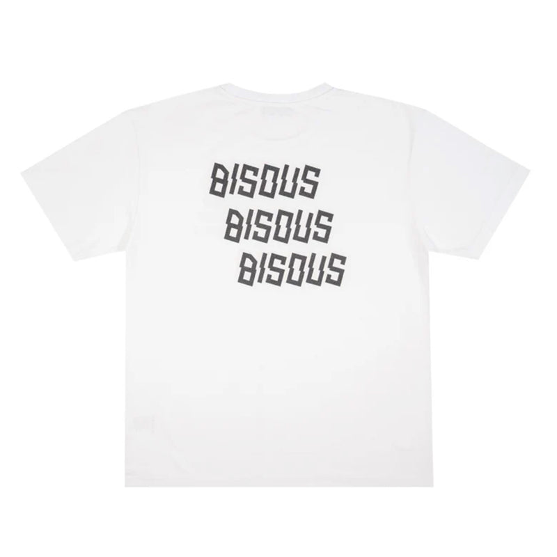 Bisous Skateboard - T-shirt Bisous X3 - Blanc