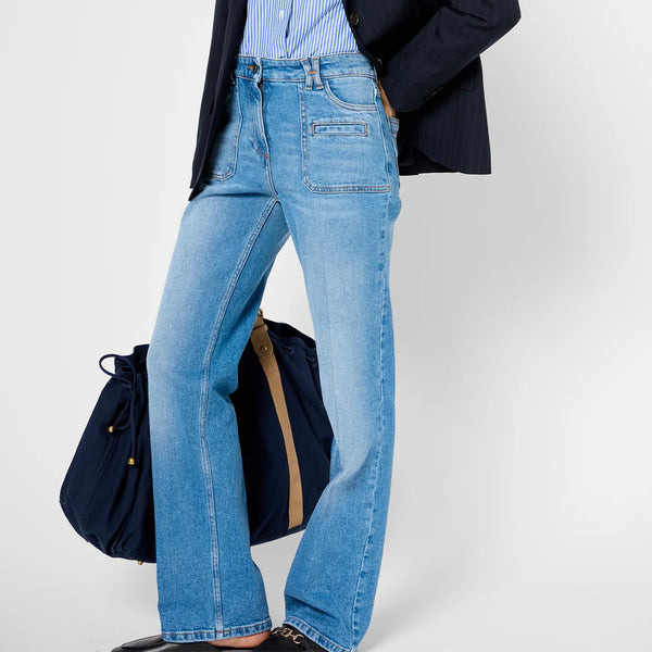 Gerard Darel - Jean Droit Ava - Bleu Jean