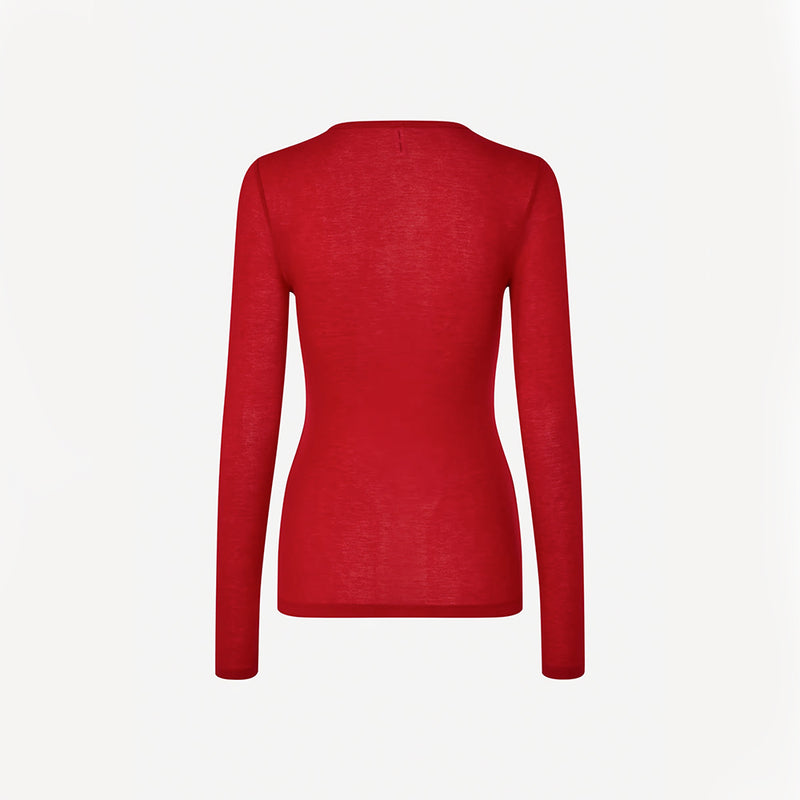 Samsoe Samsoe - T Shirt Sadou - Haute Red