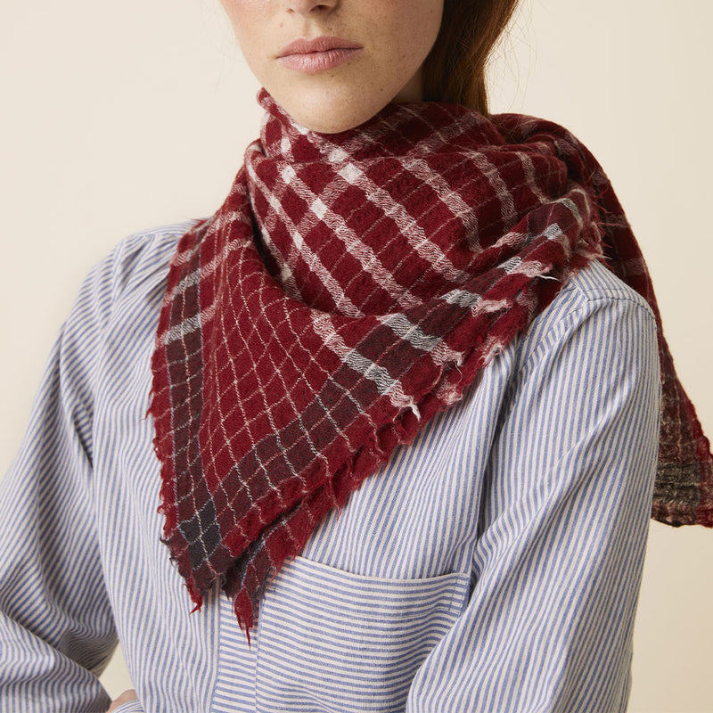 Moismont - Foulard n°744 - Red Wine