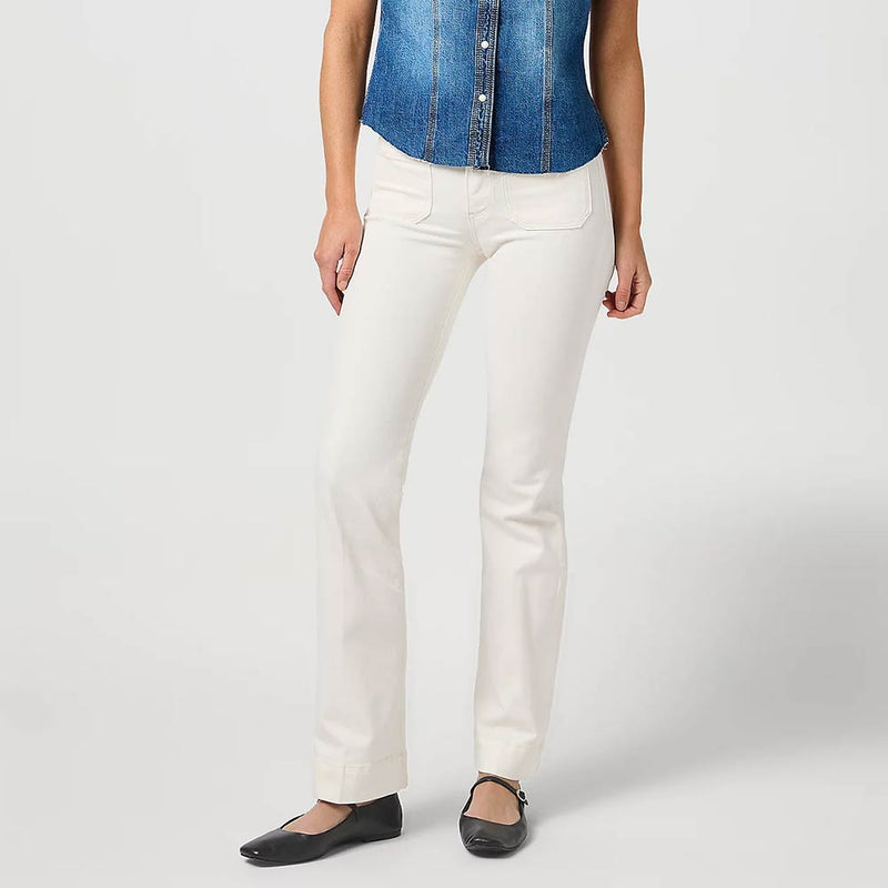 Wrangler - Jeans Flare - Worn White