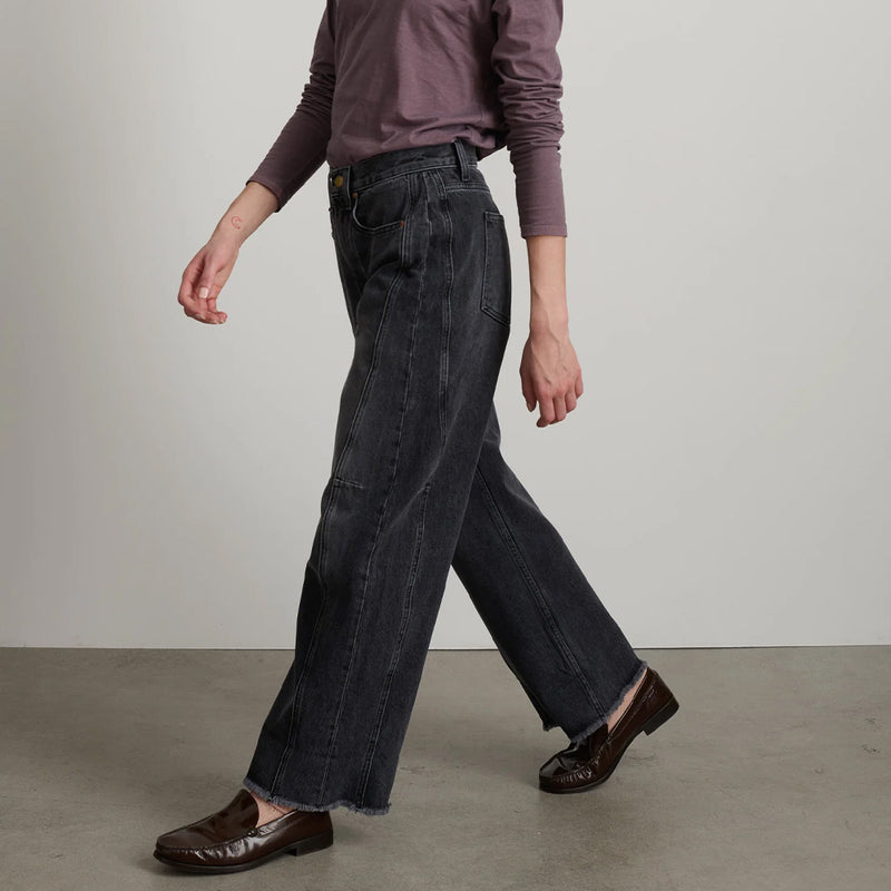 B Sides - Jeans Relaxed Lasso Cuffed - Noir