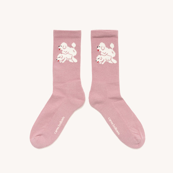 Carne Bollente - Chaussettes Snoop Dogs - Rose