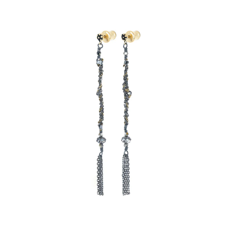 Marie Laure Chamorel - Boucles d'oreilles n°815 - Ruthenium