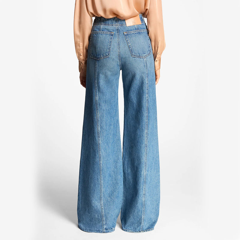Ulla Johnson - Jeans The Delphine - Bleu Danube
