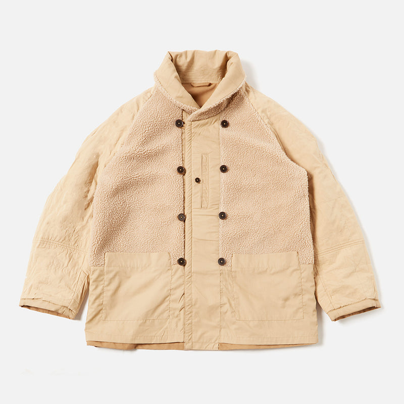 Universal Works - Veste Reversible Mackinaw - Sand