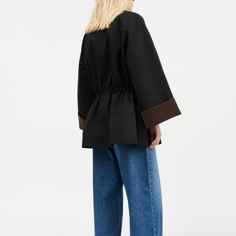 Skall Studio - Veste Gaby - Noir & Marron