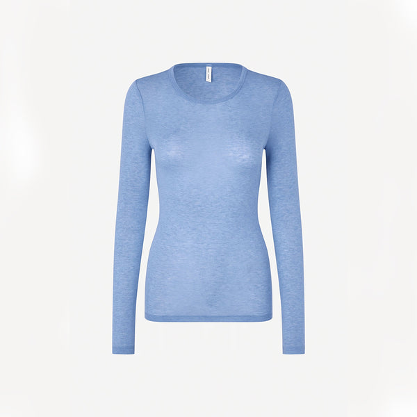 Samsoe Samsoe - T Shirt Sadou - Della Robbia Blue