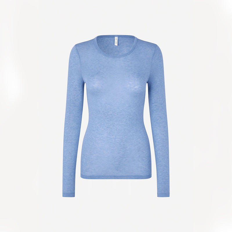 Samsoe Samsoe - T Shirt Sadou - Della Robbia Blue