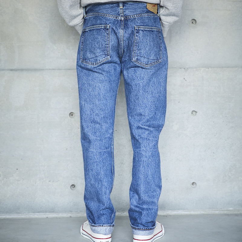 OrSlow - Jeans selvedge 107 Ivy - Bleu 2 year wash