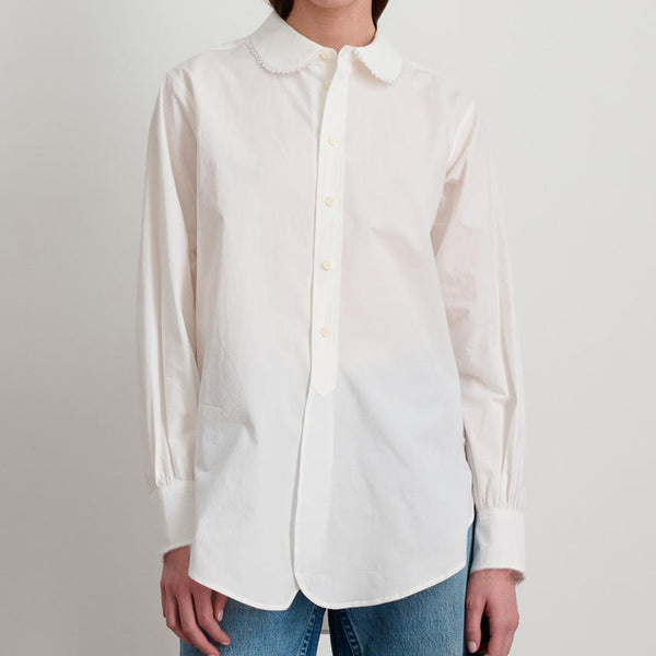 B Sides - Chemise Louisa Popeline -  Blanc