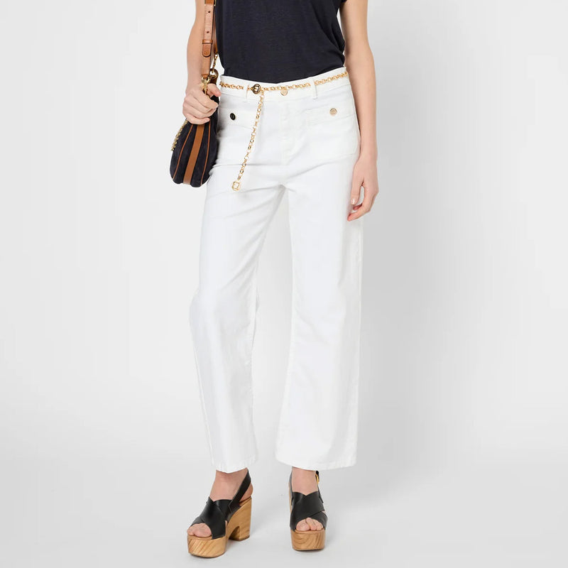 Gerard Darel - Pantalon Lida - Blanc