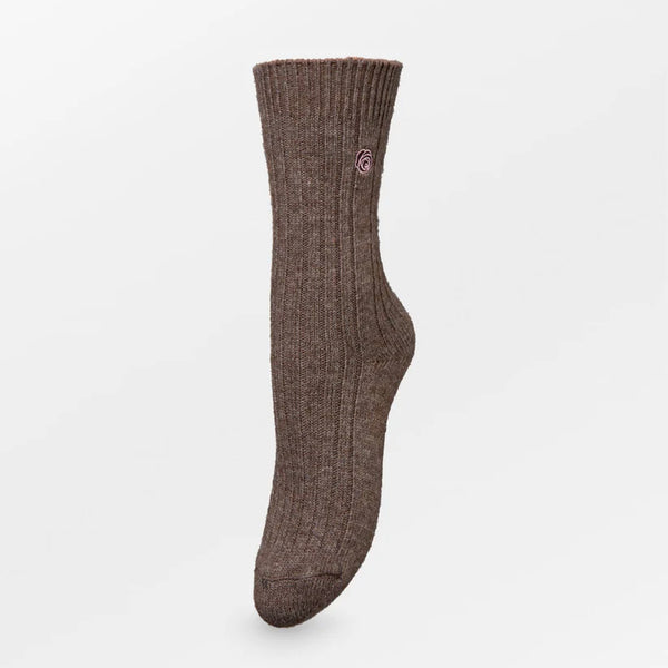 Becksöndergaard - Chaussettes Rose Wola - Marron