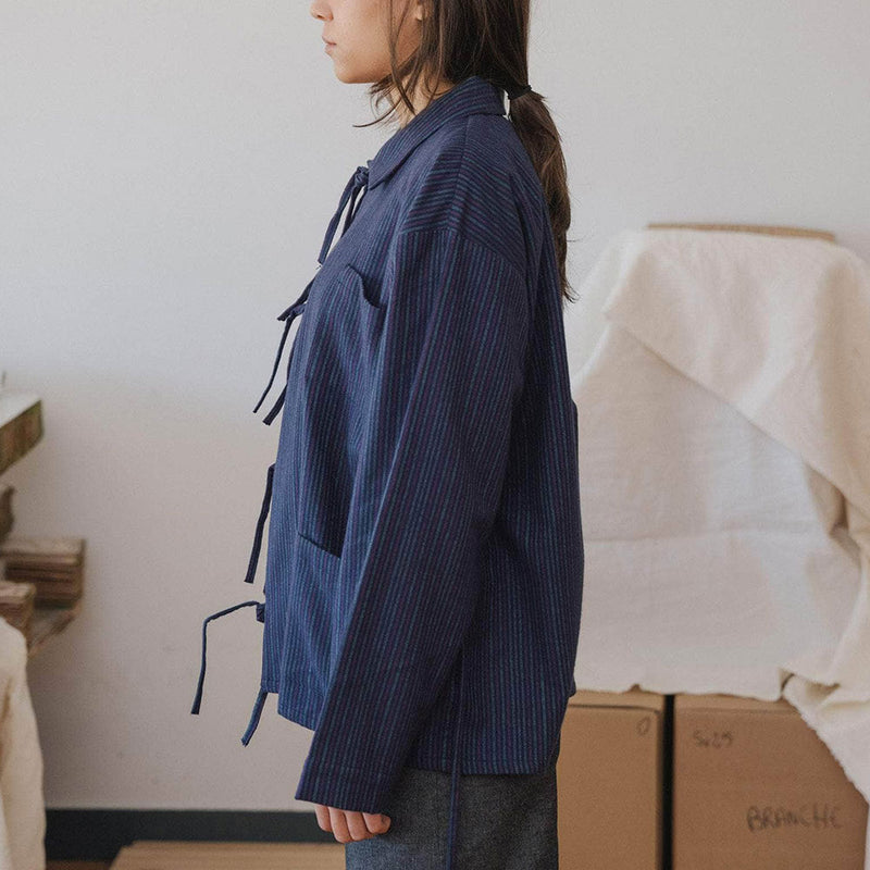 Baserange - Chemise Limber - Purple Stripe