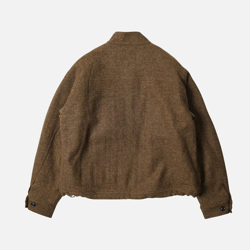Frizmworks - Veste en laine Harrington - Marron
